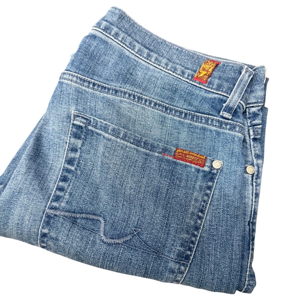 7 For All Mankind Slimmy Jeans Mens 31x29 Blue Foolproof Denim Slim Fit